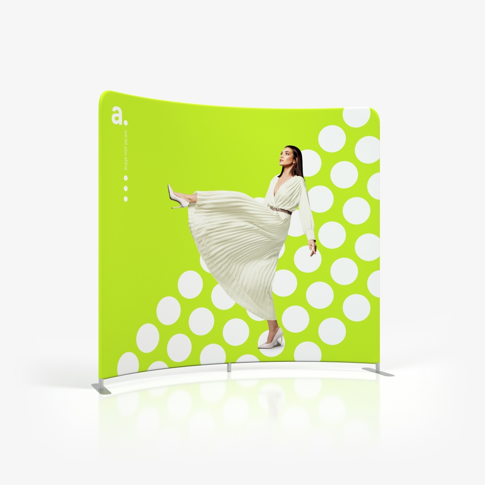 adWall Vario Curved Light 240 SOFT BAG single sided